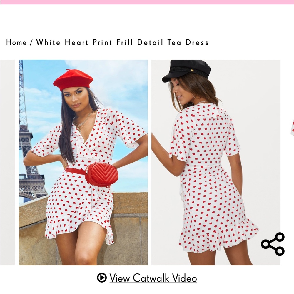 Pretty Little Thing Heart Dress